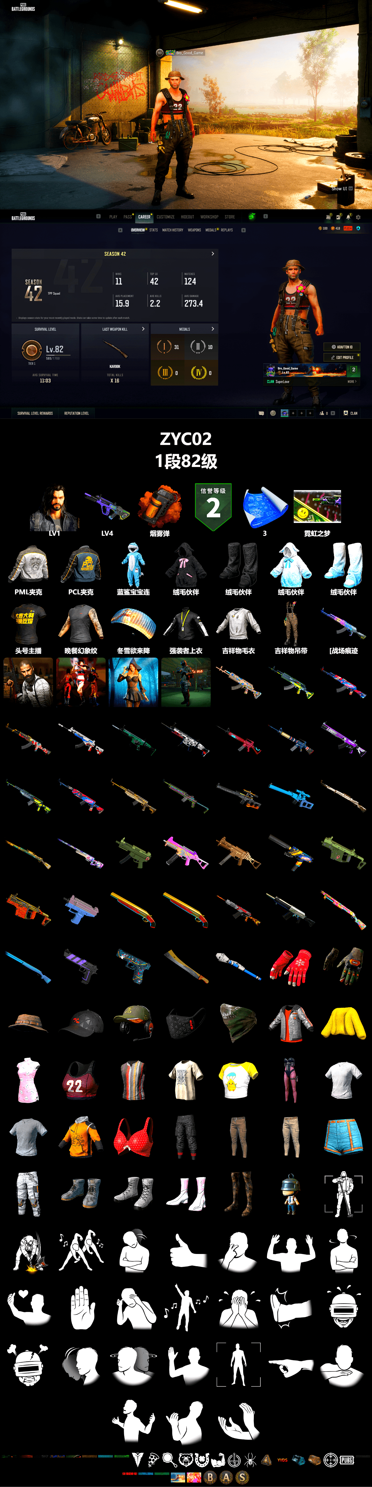 Orange Smoke Grenade, PML 2019 Phase 2 Jacket, StreamerOne, Festive Gloves (Red) - 2