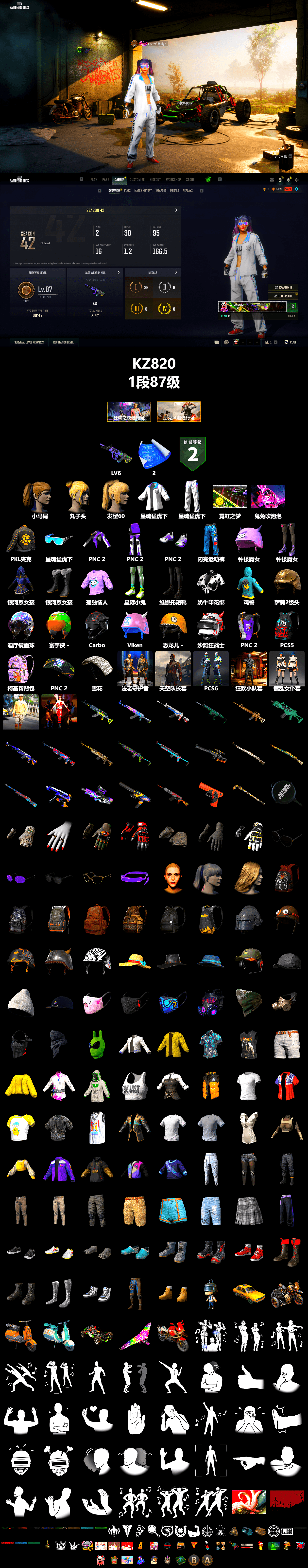 Harley Quinn's Hair, XingHun's Tiger Strike Jacket, XingHun's Tiger Strike Pants, PKL 2019 Phase 2 Jacket - 2