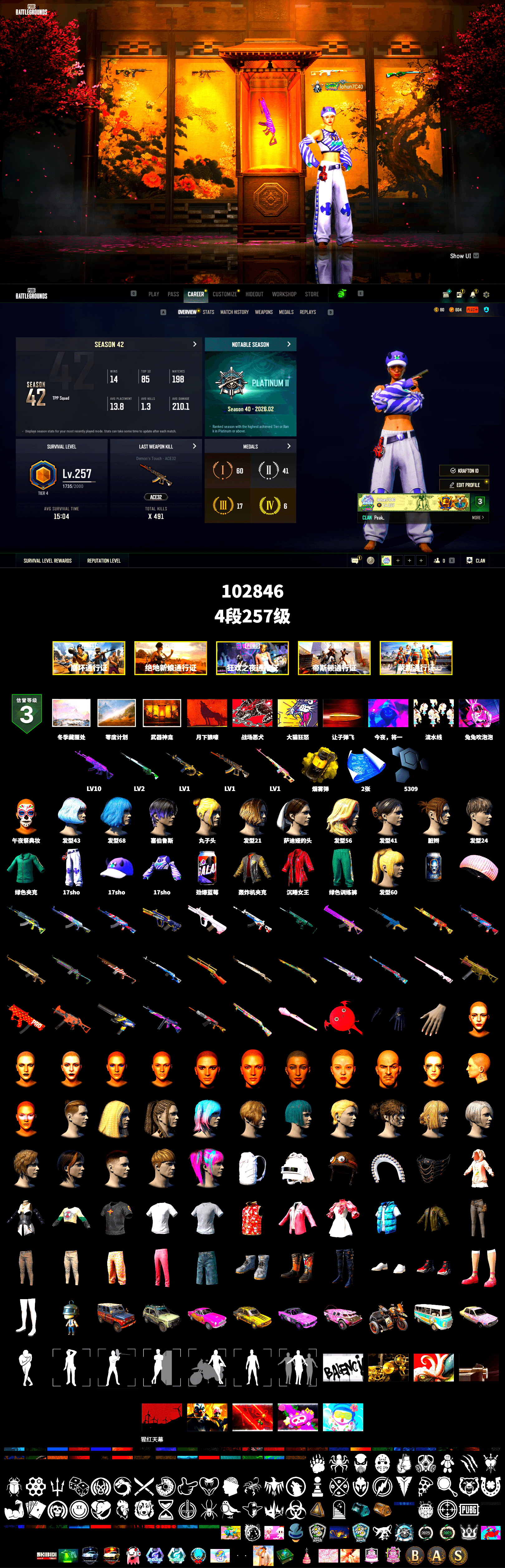 Rest in Pink — Dragunov [1], Yellow Smoke Grenade, Training Jacket (Green) - 2