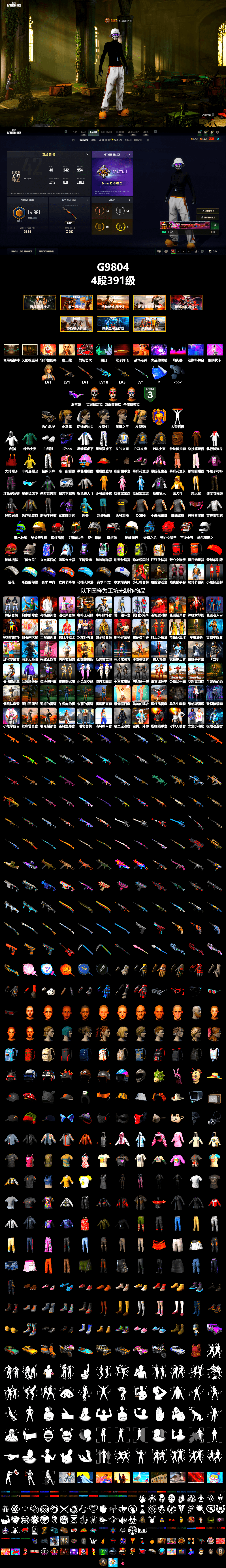 Snow Glasses, Polar Bear Feet, Harley Quinn's Hair, XingHun's Tiger Strike Jacket, XingHun's Tiger Strike Pants, NPL 2019 Phase 2 Jacket, PKL 2019 Phase 2 Jacket, Exquisite Pants, XiongDi Hoodie, MET Asia Series Distressed Jeans, Sha Wujing's Shorts, StreamerOne, Blue Thunder Gloves, Sideshow Bear Feet - 2