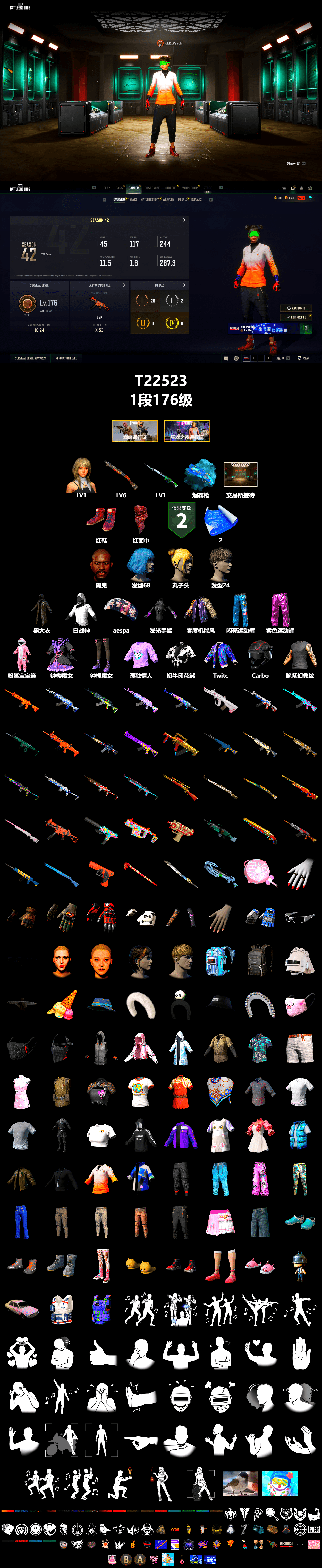 Blue Magical Mist — M79, Hi-top Trainers (Red), Jonathan Kamau, PLAYERUNKNOWN's Bandana, Heavy Fur Coat (Black), Aespa - 2