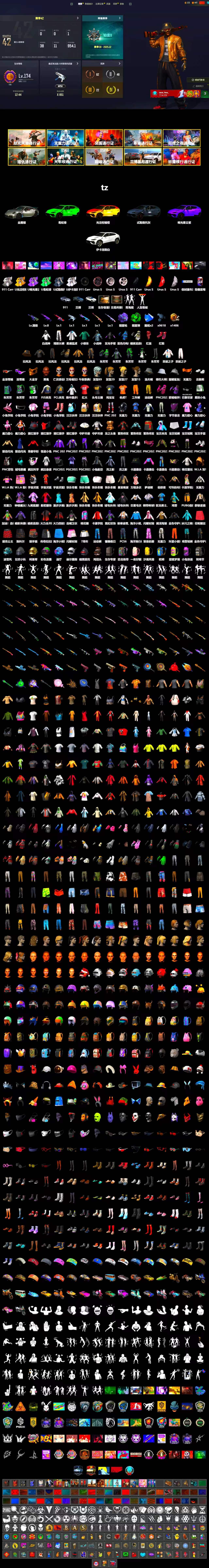 Rest in Pink — Dragunov [1], «911 Carrera GTS» Sports Car, Jonathan Kamau, Snow Glasses, PGC 2021 Contingent Chaos Mask - 2