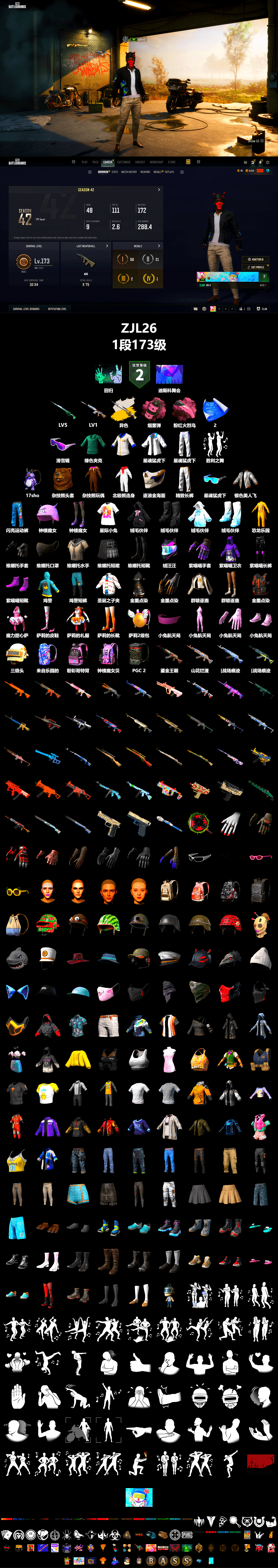 Cosmic Caliber - Kar98k (White Yellow), Pink Smoke Grenade, Snow Glasses, XingHun's Tiger Strike Jacket, XingHun's Tiger Strike Pants, Exquisite Pants, Sha Wujing's Shorts, Sideshow Bear Feet - 2
