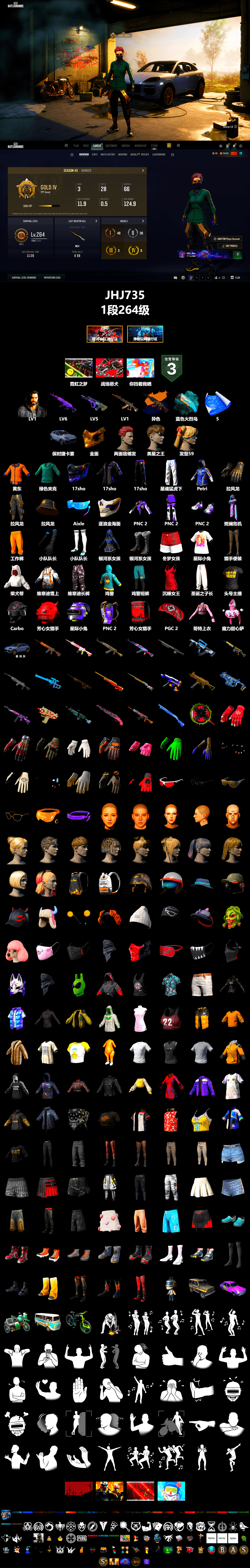 Medusa — Beryl M762 (Gold Charcoal), «Cayenne Turbo GT» SUV, PGC 2021 Contingent Chaos Mask, XingHun's Tiger Strike Pants, Sha Wujing's Shorts, StreamerOne, Festive Gloves (Red), Heavy Fur Coat (Black) - 2