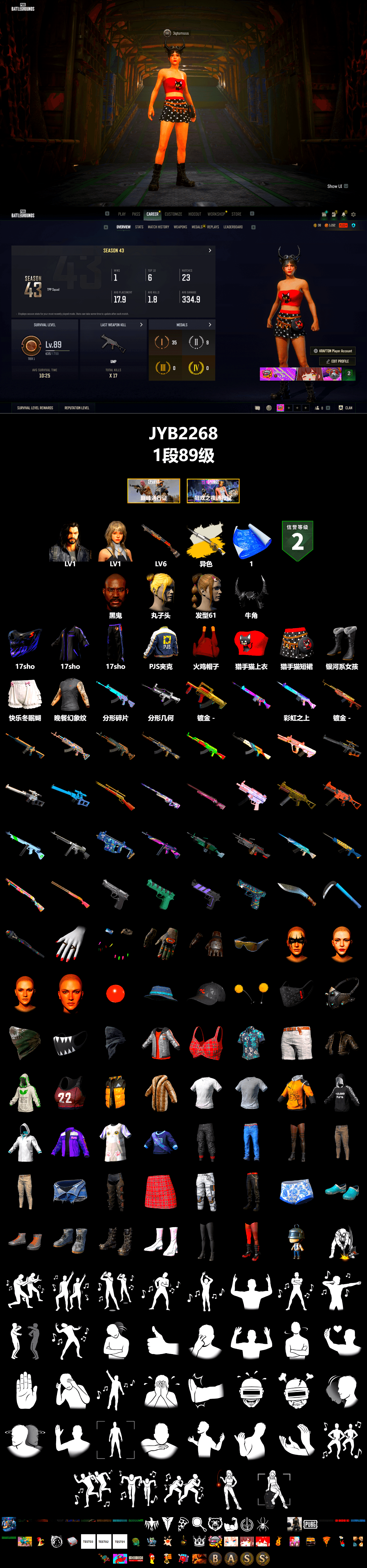 Cosmic Caliber - Kar98k (White Yellow), Cosmic Caliber - Kar98k, Jonathan Kamau, Demon Biker Horns, PJS 2019 Phase 2 Jacket, Heavy Fur Coat (Black) - 2