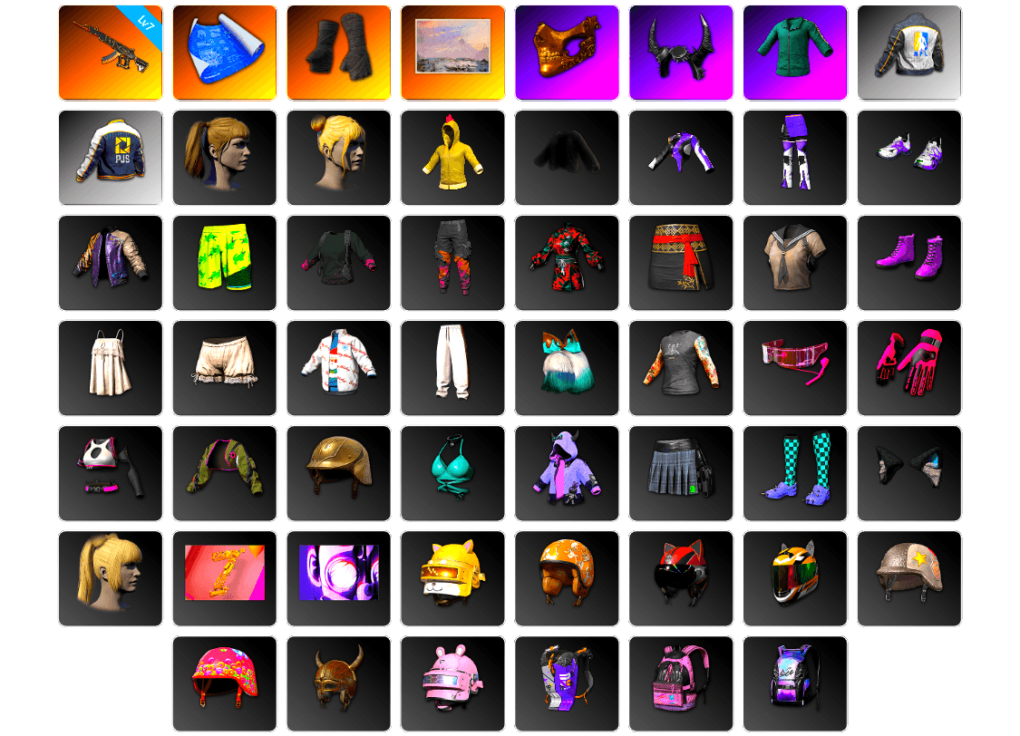 Duncan's Infiltrator Handwraps, Winter Hideout, PGC 2021 Contingent Chaos Mask, Demon Biker Horns, Harley Quinn's Hair, NPL 2019 Phase 2 Jacket, PJS 2019 Phase 2 Jacket, Grizz's Mask - 1