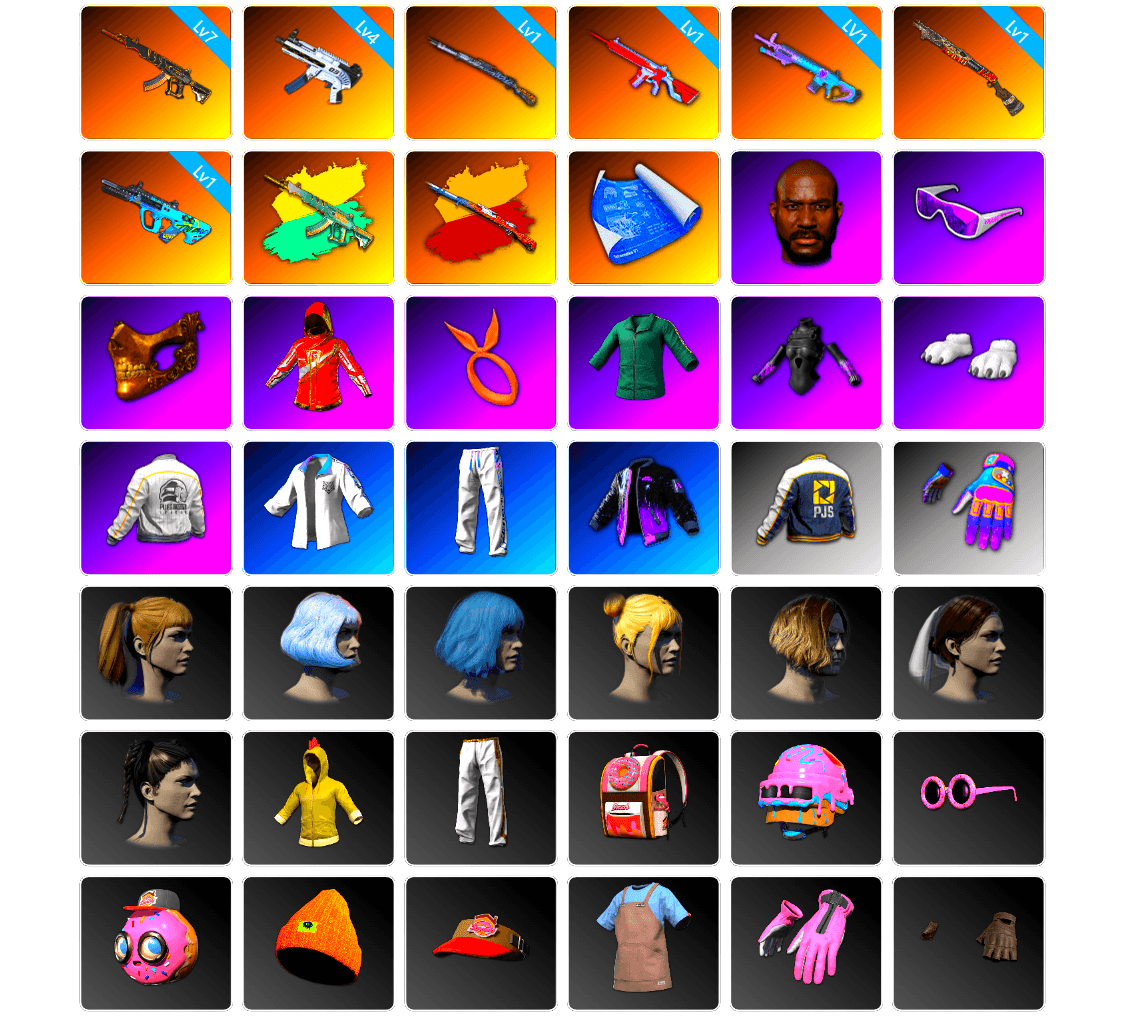 Jonathan Kamau, Snow Glasses, PGC 2021 Contingent Chaos Mask, Polar Bear Feet, Harley Quinn's Hair, PEL 2019 Phase 2 Jacket, XingHun's Tiger Strike Jacket, XingHun's Tiger Strike Pants, PJS 2019 Phase 2 Jacket, Aixleft's Gaming Streamer Hoodie, Exquisite Pants, XingHun's Tiger Strike Snow Glasses, Pigff's Tactical Striker Jacket, Jijing's Shorts, GPT 2025 Four Angry Men Jacket, Blue Thunder Gloves, Grizz's Mask, HUYA T-shirt, JiBaoBa, Sideshow Bear Feet - 1