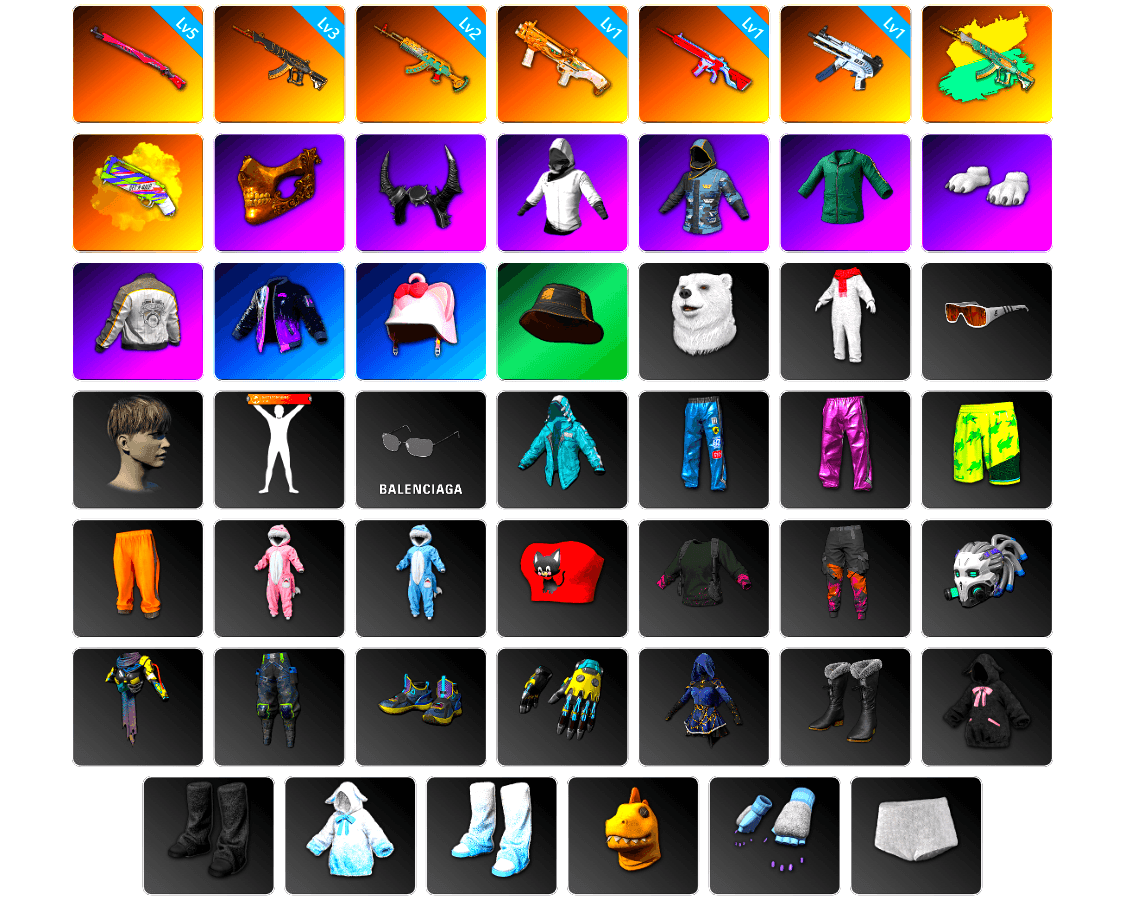 Yellow Fog of Fury — M79, PGC 2021 Contingent Chaos Mask, Demon Biker Horns, WackyJacky101's Jacket, Polar Bear Feet, Bunny Academy Sailor Gloves, PML 2019 Phase 2 Jacket, StreamerOne, Parachute, Grizz's Mask - 1