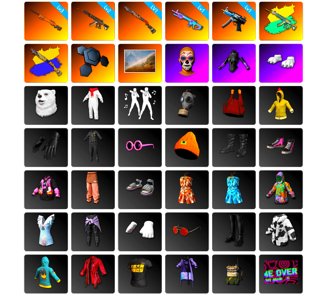 Polar Bear Feet, StreamerOne, Parachute, Grizz's Mask - 1