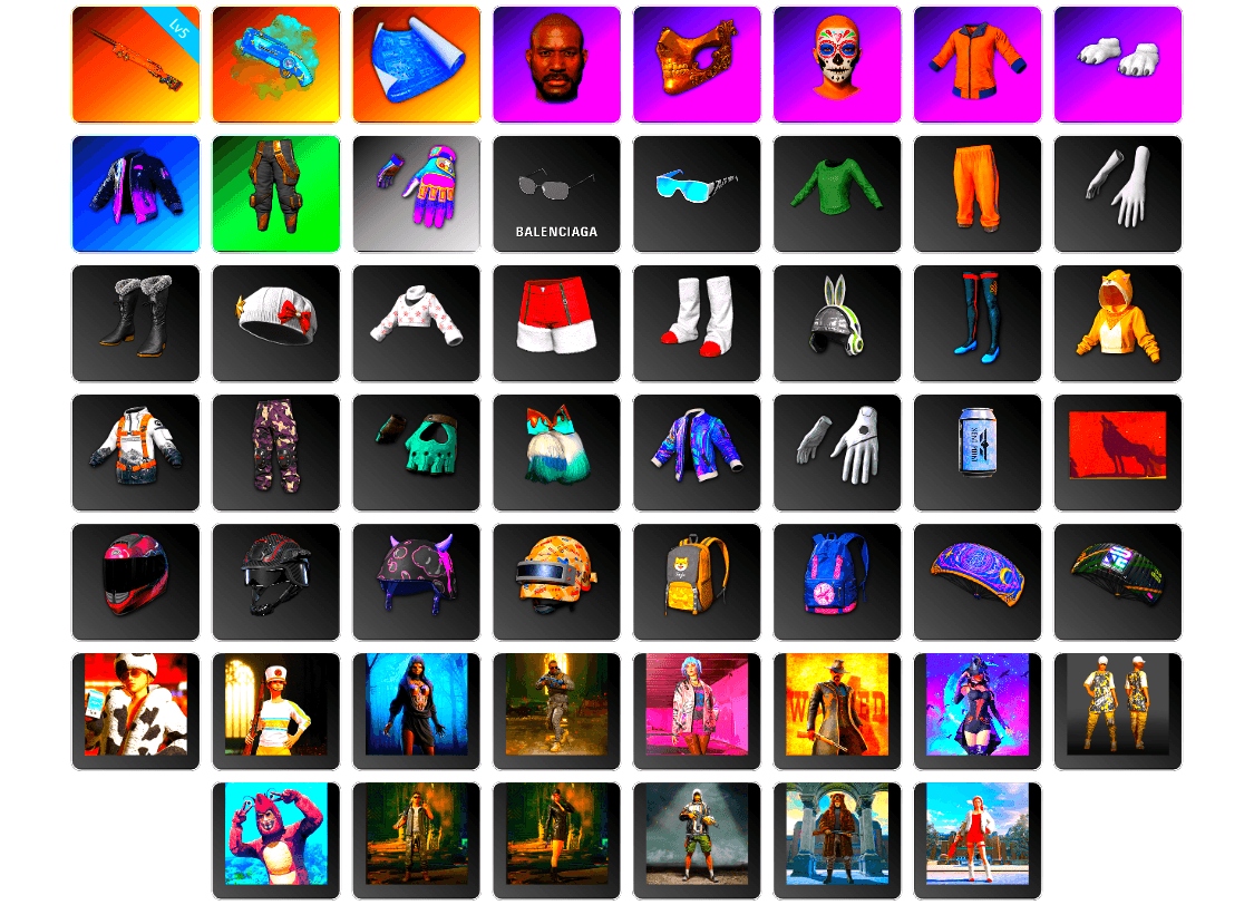 Blue Magical Mist — M79, Jonathan Kamau, PGC 2021 Contingent Chaos Mask, Work Jacket, Polar Bear Feet, Aixleft's Gaming Streamer Hoodie, XingHun's Tiger Strike Snow Glasses, Grizz's Mask - 1