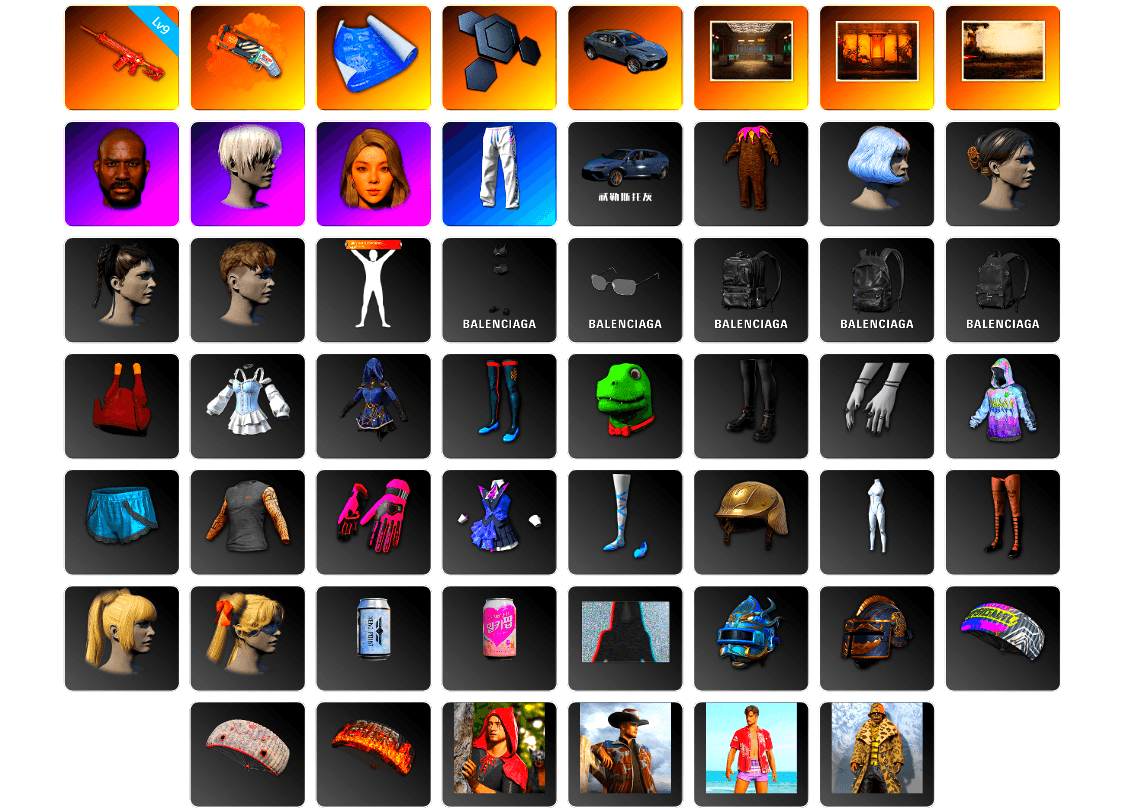 Orange Fog of Fury — M79, Secret Showroom, Weapons Shrine, Jonathan Kamau, 9S's Hairstyle, XingHun's Tiger Strike Pants, Full Autumn — M416 - 1