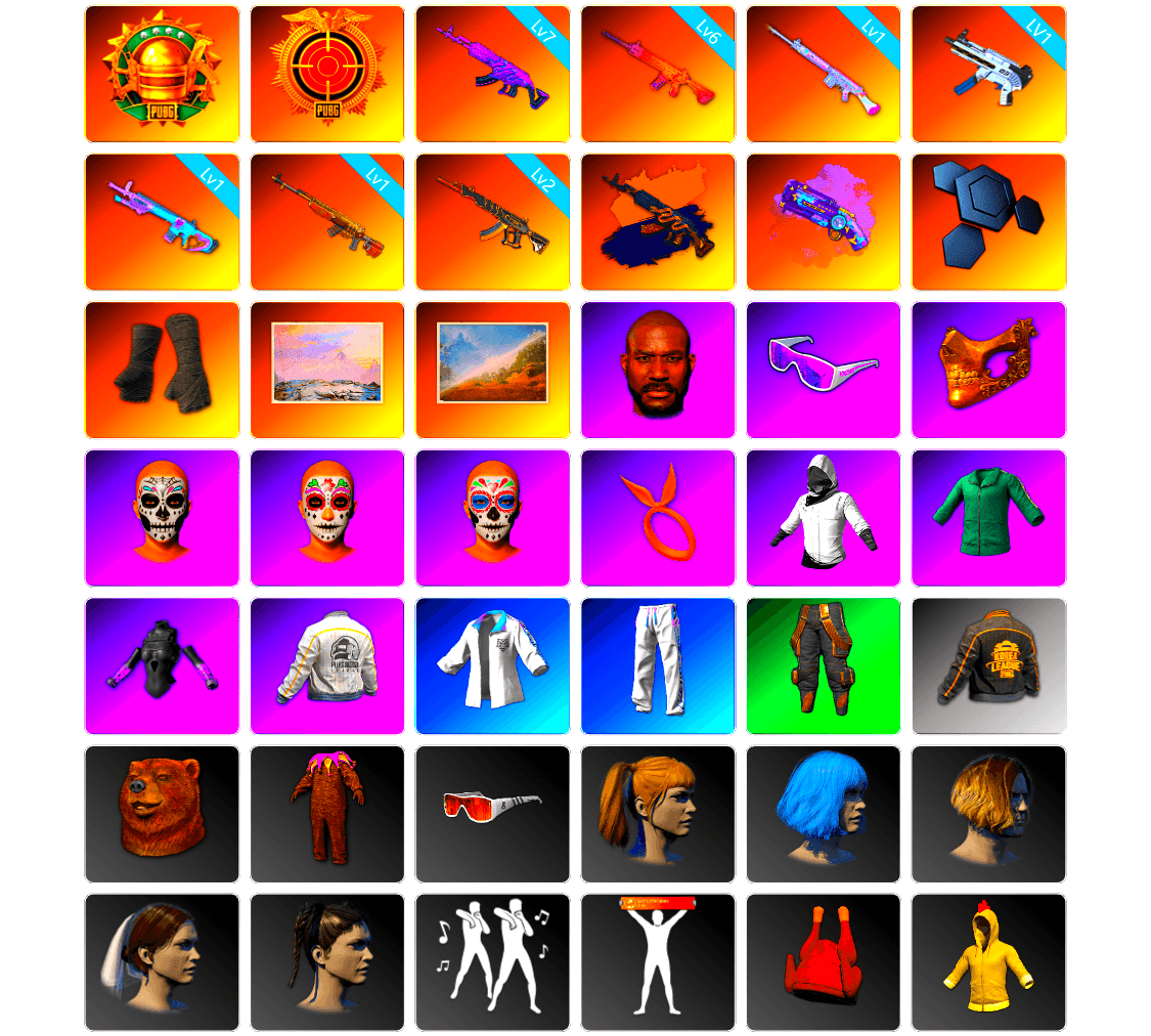 Purple Magical Mist — M79, Duncan's Infiltrator Handwraps, Jonathan Kamau, Snow Glasses, PGC 2021 Contingent Chaos Mask, Harley Quinn's Hair, PEL 2019 Phase 2 Jacket, XingHun's Tiger Strike Jacket, XingHun's Tiger Strike Pants, PKL 2019 Phase 2 Jacket, StreamerOne, Full Autumn — M416, Blue Thunder Gloves, Sideshow Bear Feet, «Chiron» Sports Car - 1
