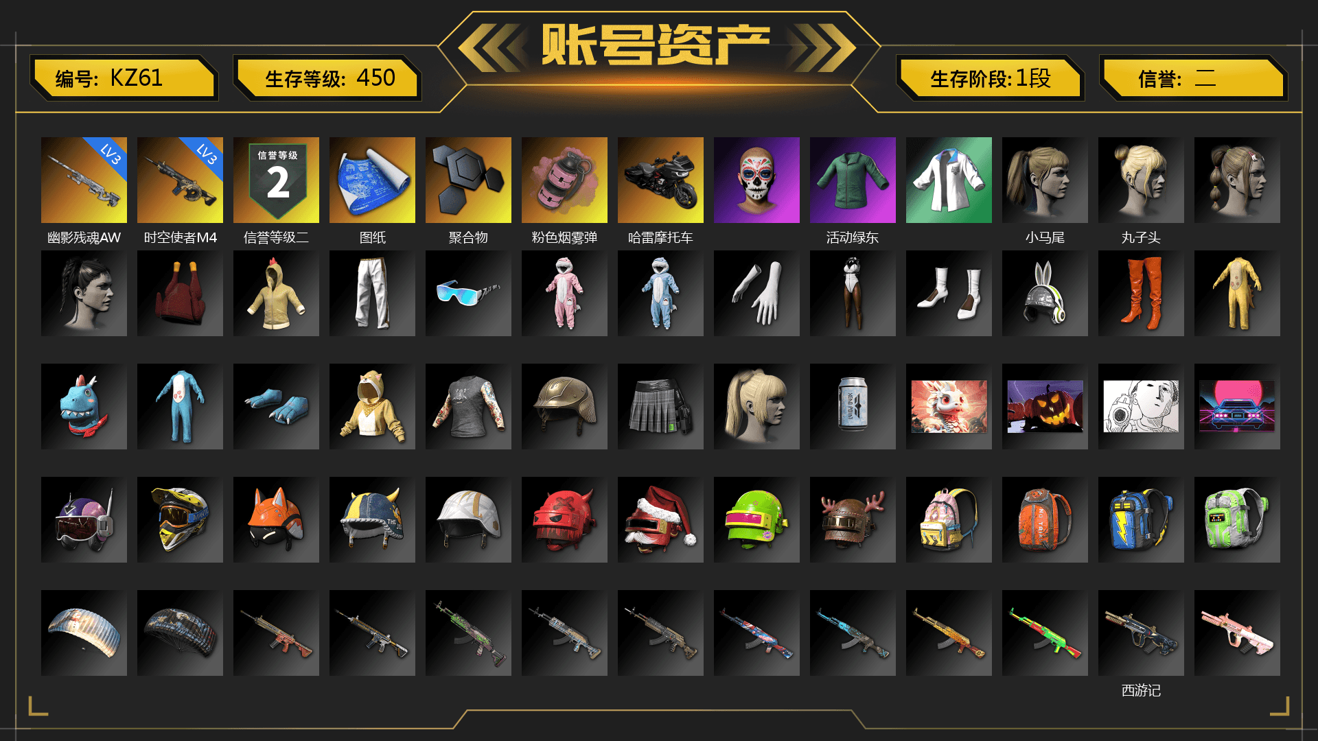 Pink Smoke Grenade, Harley Quinn's Hair, XingHun's Tiger Strike Jacket, Exquisite Pants - 1