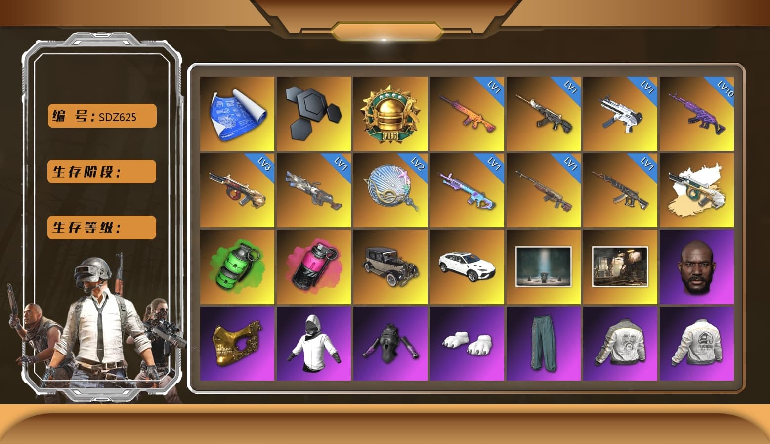 Emerald Smoke Grenade, Magenta Smoke Grenade, Chamber of Triumph, Jonathan Kamau, PGC 2021 Contingent Chaos Mask, WackyJacky101's Jacket, Polar Bear Feet, Rash Beixli Xtra Tough Jacket, Bunny Academy Sailor Gloves, Rash Beixli Xtra Tough Jacket, Desolate Warehouse, PML 2019 Phase 2 Jacket, PEL 2019 Phase 2 Jacket, PJS 2019 Phase 2 Jacket, Aixleft's Gaming Streamer Hoodie, Sideshow Bear Feet, Jijing's Shorts, StreamerOne, Headset Bucket Hat, Grizz's Mask - 1