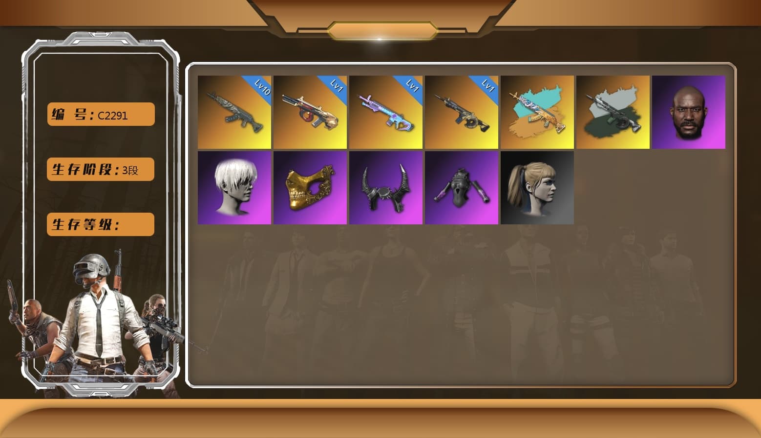 Jonathan Kamau, PGC 2021 Contingent Chaos Mask, Harley Quinn's Hair - 1