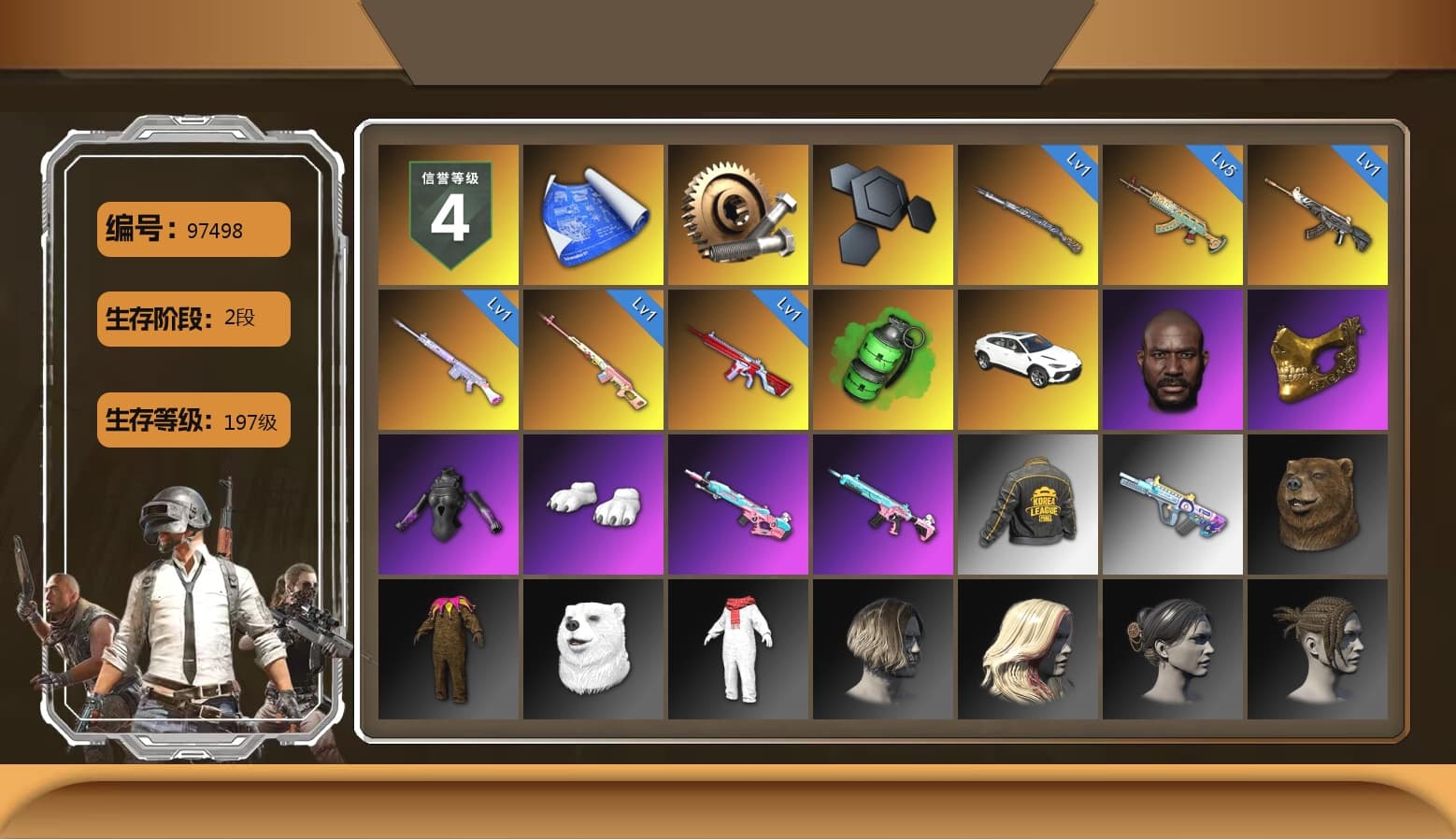 Rest in Pink — Dragunov [1], Emerald Smoke Grenade, Jonathan Kamau, PGC 2021 Contingent Chaos Mask, Polar Bear Feet, Bunny Academy Sailor Gloves, PKL 2019 Phase 2 Jacket, Aixleft's Gaming Streamer Hoodie, Headset Bucket Hat, Grizz's Mask, Sideshow Bear Feet - 1