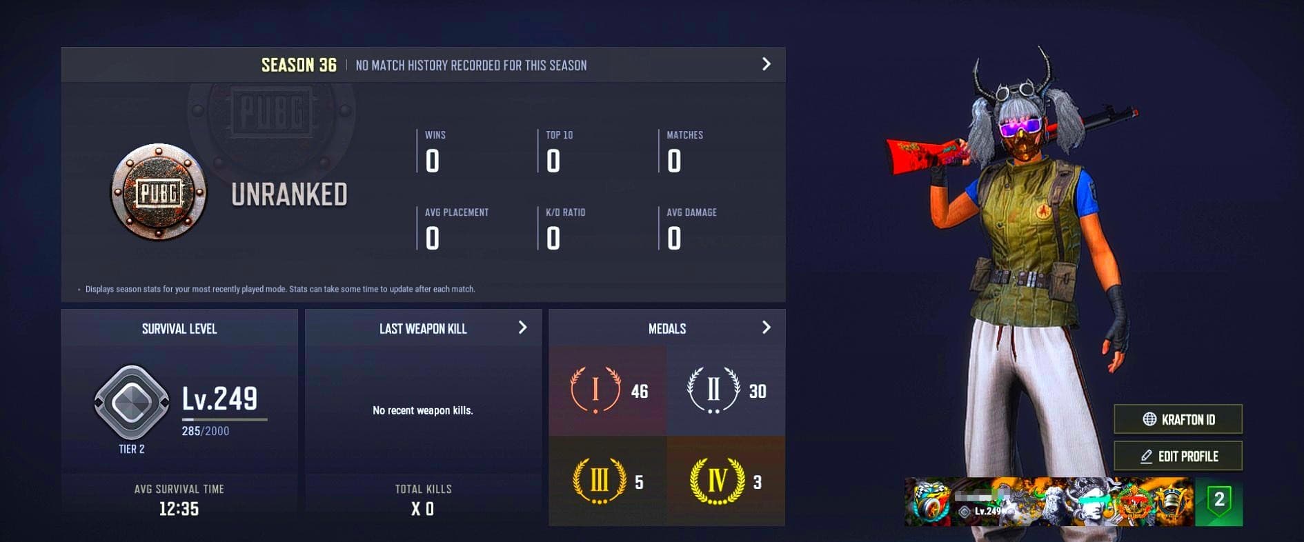 Emerald Smoke Grenade, Hi-top Trainers (Red), Duncan's Infiltrator Handwraps, Jonathan Kamau, Snow Glasses, Demon Biker Horns, PGC 2021 Contingent Chaos Mask, PLAYERUNKNOWN's Bandana, Heavy Fur Coat (Black), Polar Bear Feet, Rash Beixli Xtra Tough Jacket, Harley Quinn's Hair, Bunny Academy Sailor Gloves, Rash Beixli Xtra Tough Jacket, PKL 2019 Phase 2 Jacket, StreamerOne, Full Autumn — M416, Headset Bucket Hat, Grizz's Mask, GLL Grand Slam Sweatshirt, JiBaoBa, DOUYU T-shirt - 1