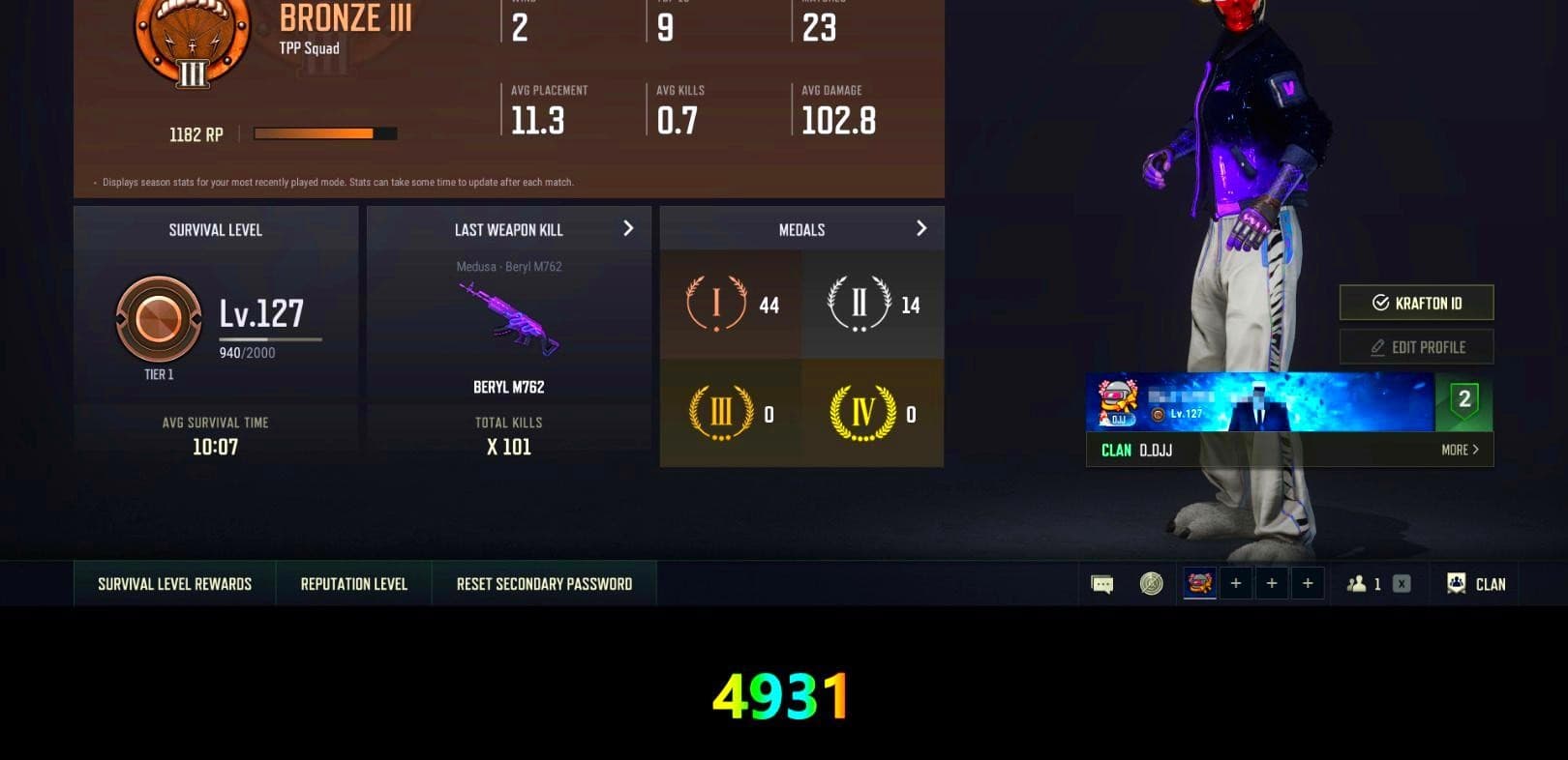 Work Jacket, Polar Bear Feet, XingHun's Tiger Strike Jacket, XingHun's Tiger Strike Pants, Aixleft's Gaming Streamer Hoodie, XingHun's Tiger Strike Snow Glasses, aespa - Pan, Grizz's Mask - 1