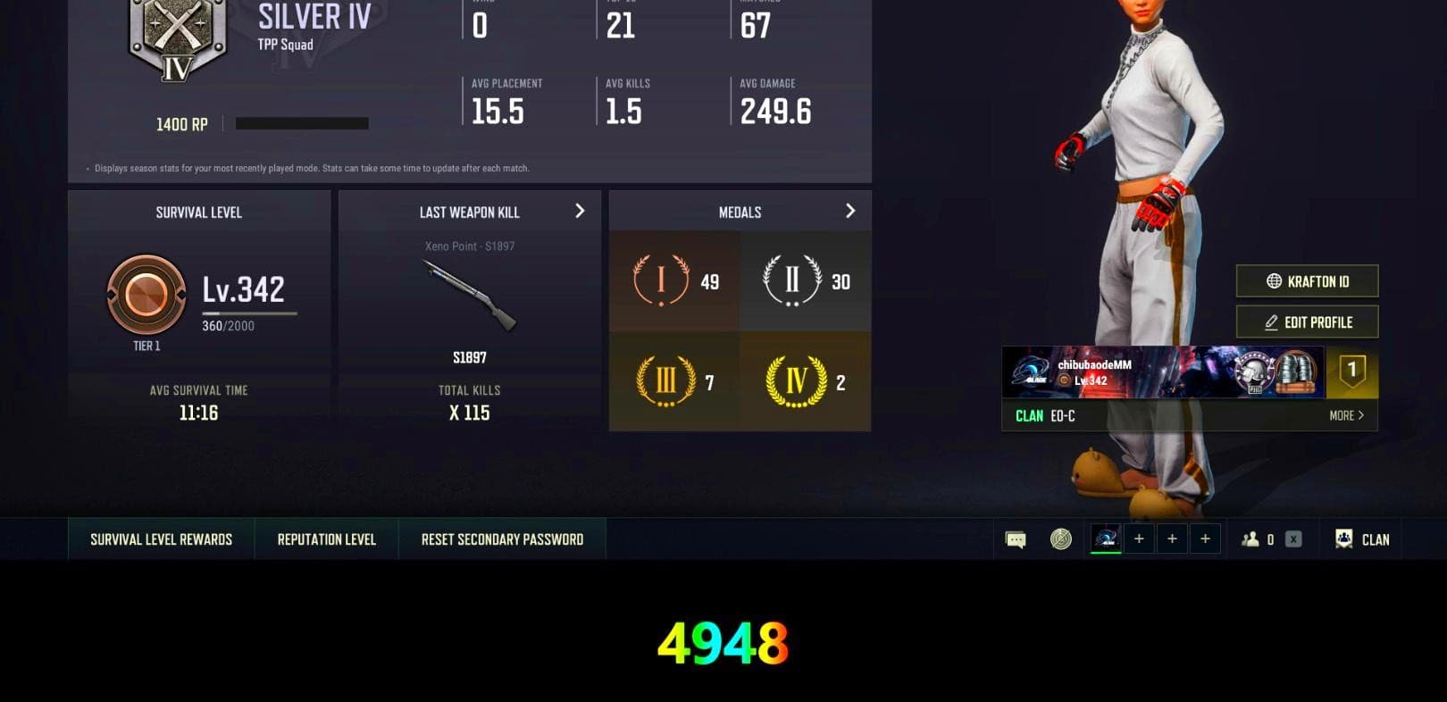 Yellow Smoke Grenade, Duncan's Infiltrator Handwraps, PKL 2019 Phase 2 Jacket, Shark Bite - Kar98k, DOUYU T-shirt - 1