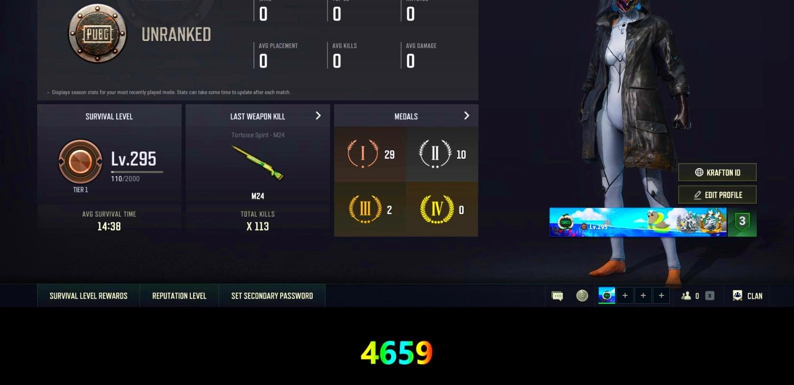 Jijing's Shorts, StreamerOne, Shark Bite - Kar98k, Grizz's Mask, JiBaoBa - 1