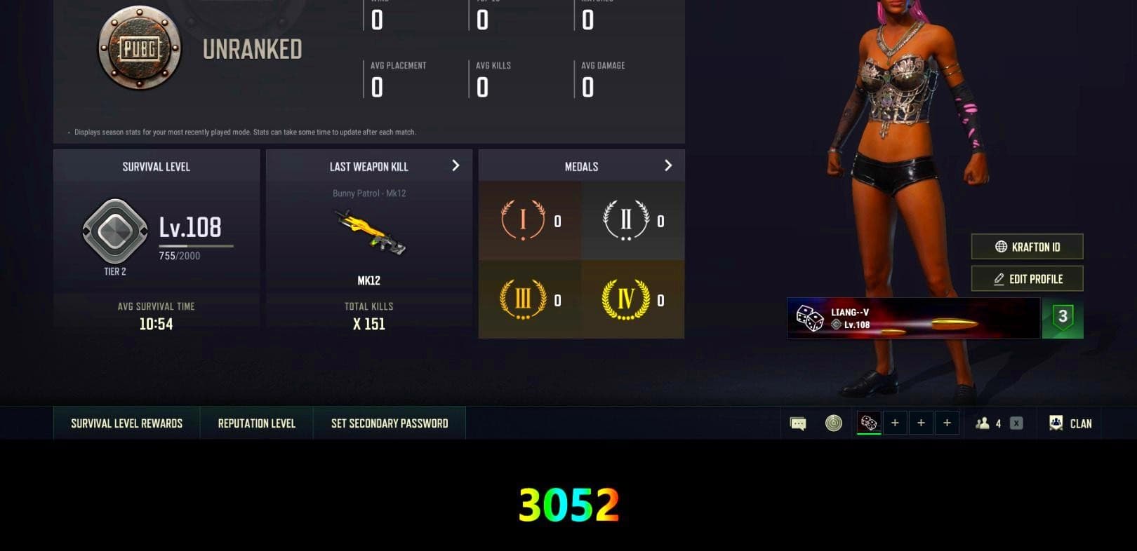 Hi-top Trainers (Red), PLAYERUNKNOWN's Bandana, Heavy Fur Coat (Black), Bunny Academy Sailor Gloves, LINE FRIENDS SALLY SET, Grizz's Mask - 1