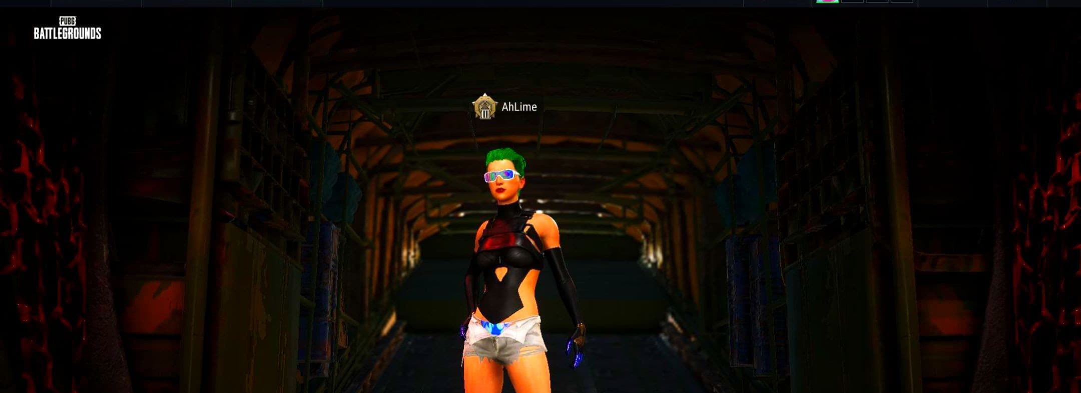 The Joker's Hair, PGC 2021 Contingent Chaos Mask, Snow Glasses, Hairstyle PGI.S, Harley Quinn's Hair, ZERO-G — MP5K, Rash Beixli Xtra Tough Jacket, Purple Smoke Grenade, Demon's Touch — ACE32 - 1