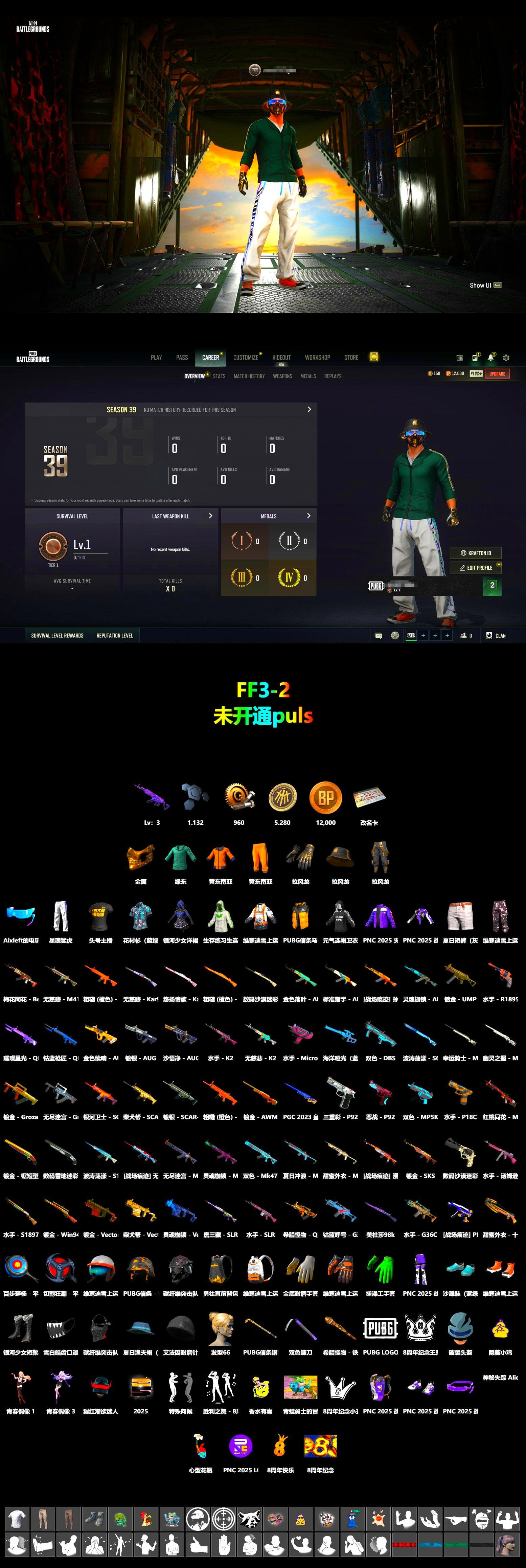 PGC 2021 Contingent Chaos Mask, Work Jacket, XingHun's Tiger Strike Pants, Aixleft's Gaming Streamer Hoodie, StreamerOne - 2