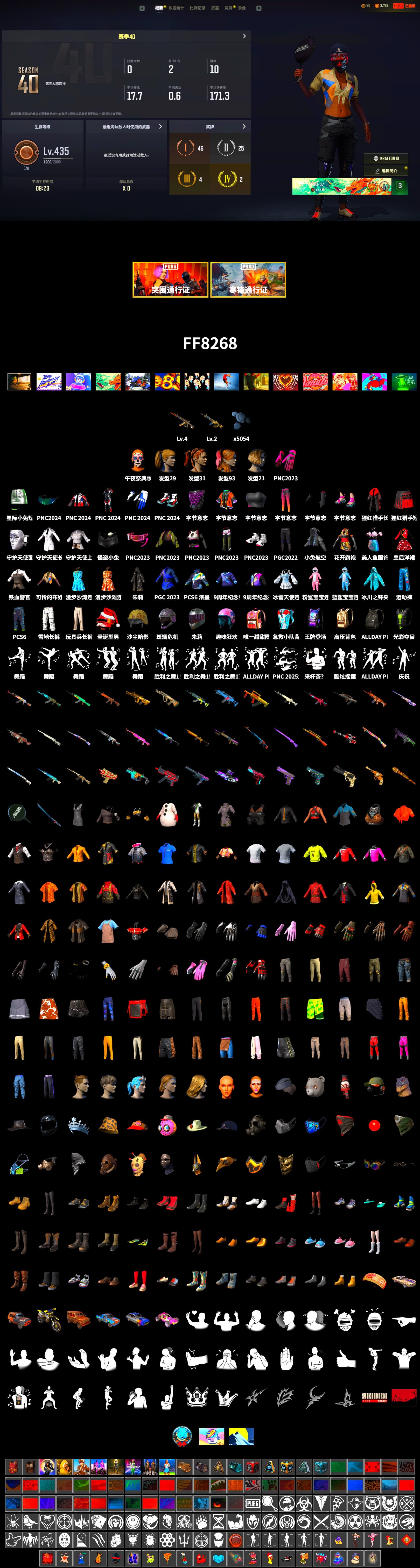 Harley Quinn's Hair, Grizz's Mask - 2