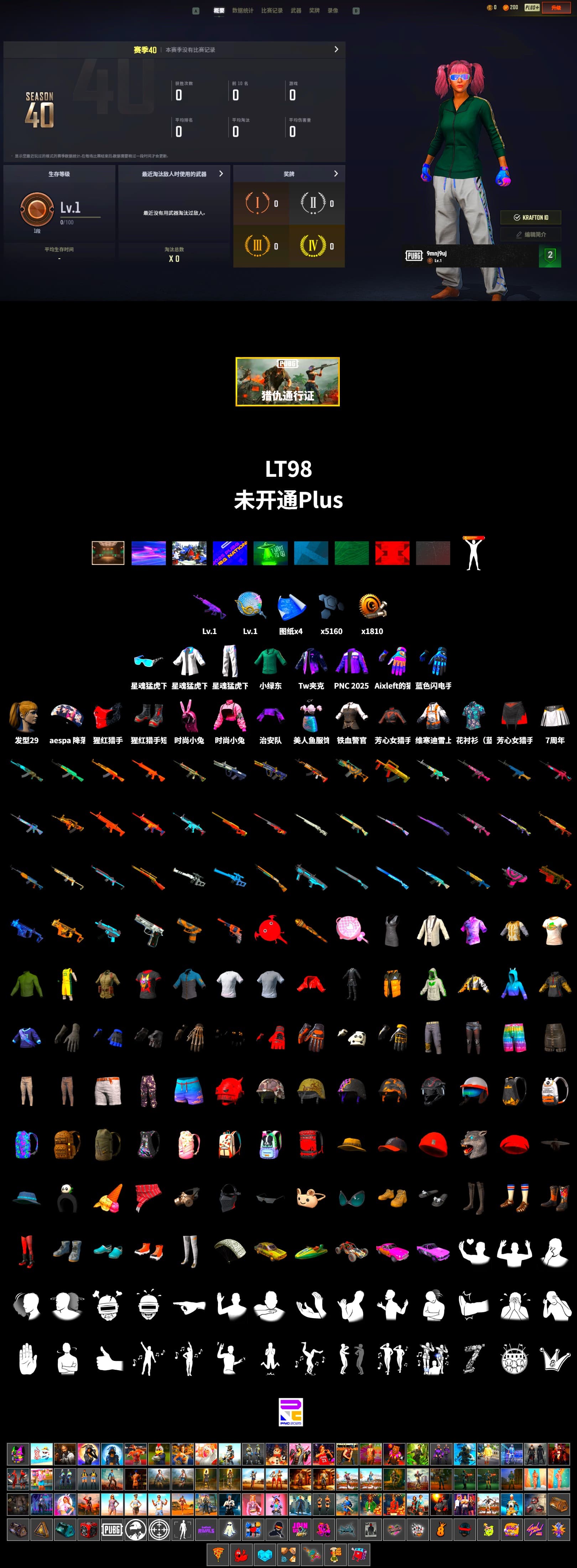 Secret Showroom, aespa Stage, Harley Quinn's Hair, XingHun's Tiger Strike Jacket, XingHun's Tiger Strike Pants, Aixleft's Gaming Streamer Hoodie, XingHun's Tiger Strike Snow Glasses, Blue Thunder Gloves - 2