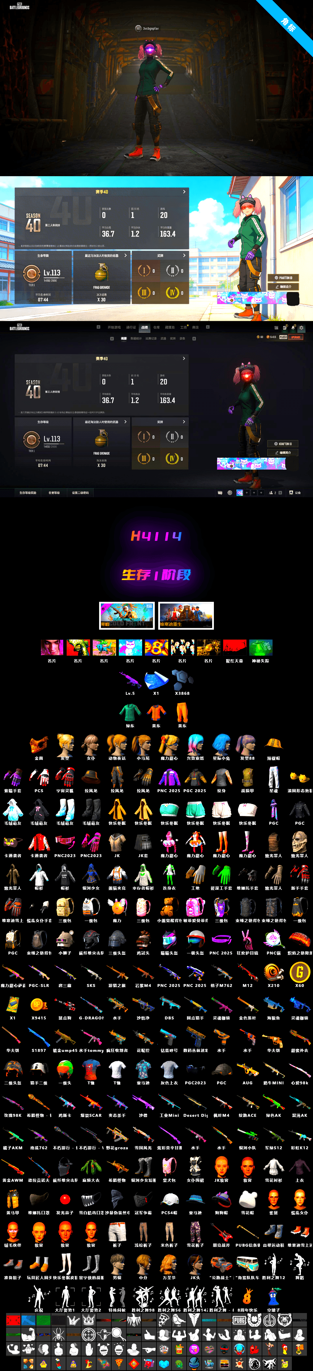 Medusa — Beryl M762, Work Jacket, PGC 2021 Contingent Chaos Mask, Harley Quinn's Hair - 2