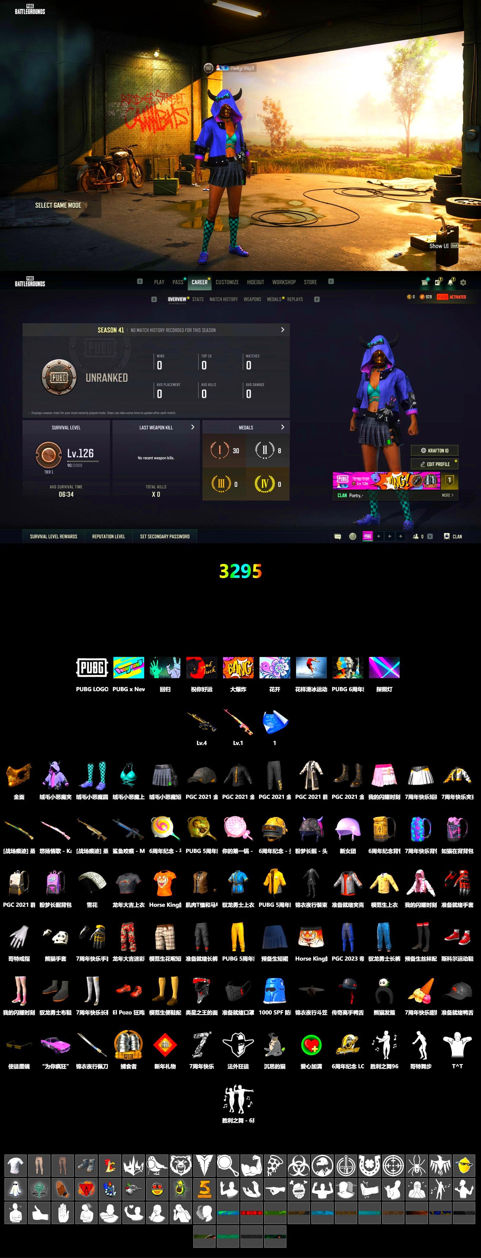 Rest in Pink — Dragunov [1], PGC 2021 Contingent Chaos Mask, Shark Bite - Kar98k, Grizz's Mask - 2