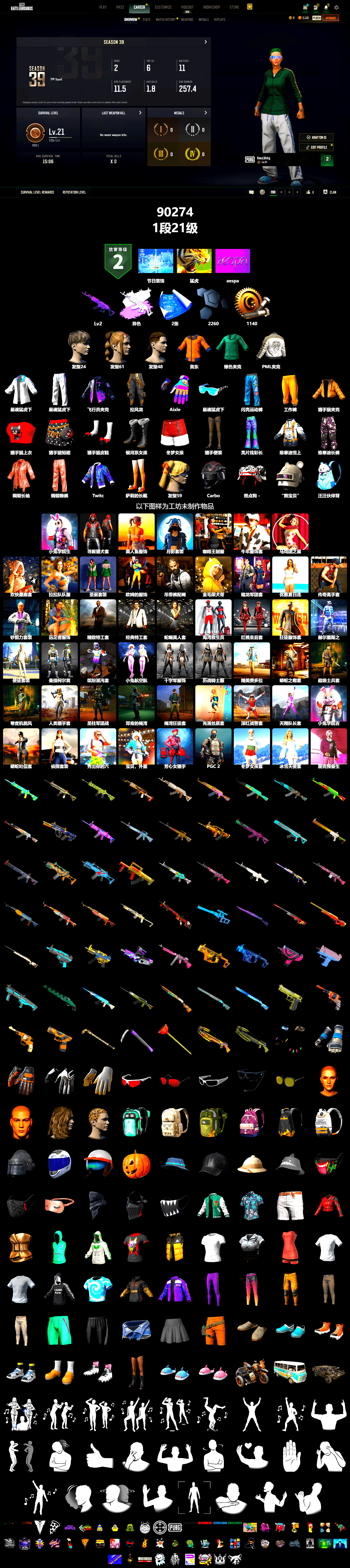 Work Jacket, PML 2019 Phase 2 Jacket, XingHun's Tiger Strike Jacket, XingHun's Tiger Strike Pants, Aixleft's Gaming Streamer Hoodie, XingHun's Tiger Strike Snow Glasses, Grizz's Mask - 2