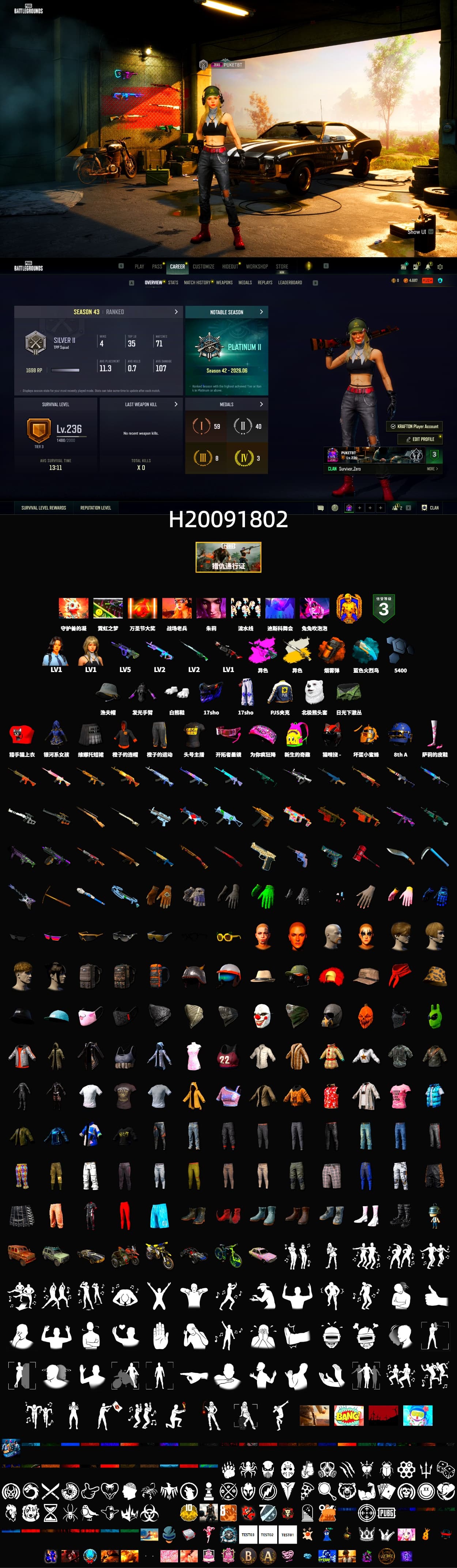 Cosmic Caliber - Kar98k (White Yellow), Orange Smoke Grenade, Polar Bear Feet - 2