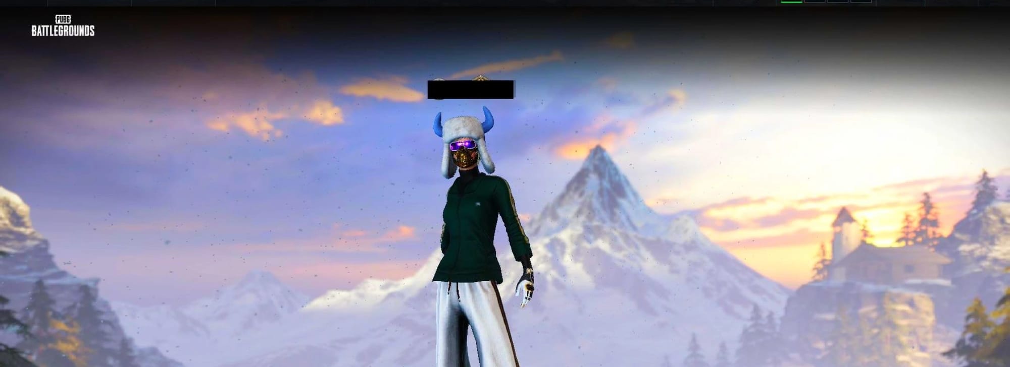 PGC 2021 Contingent Chaos Mask, Snow Glasses, Harley Quinn's Hair, Bunny Academy Gloves, 9S's Hairstyle, Minotaur — AUG, Bunny Academy Sailor Gloves, Aixleft's Gaming Streamer Hoodie, Hocus Focus — Mk12, Weapons Shrine, Winter Hideout, Training Jacket (Green)