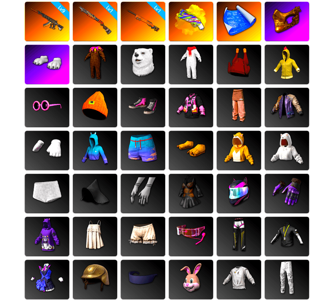 Yellow Fog of Fury — M79, PGC 2021 Contingent Chaos Mask, Polar Bear Feet, Bunny Academy Sailor Gloves, Grizz's Mask, Sideshow Bear Feet