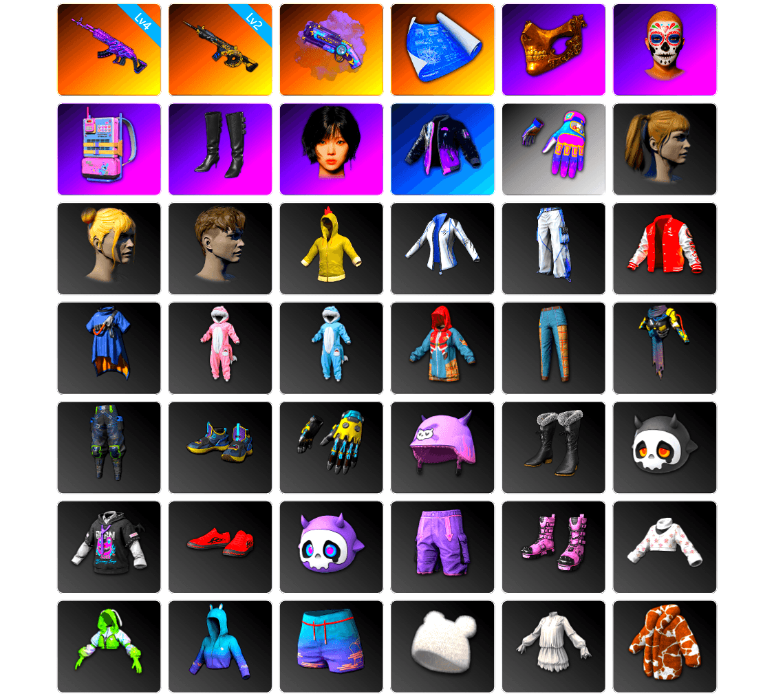 Purple Magical Mist — M79, PGC 2021 Contingent Chaos Mask, aespa Stage, Harley Quinn's Hair, Bunny Academy Sailor Gloves, Aixleft's Gaming Streamer Hoodie, aespa WINTER, Grizz's Mask, GLL Grand Slam Sweatshirt