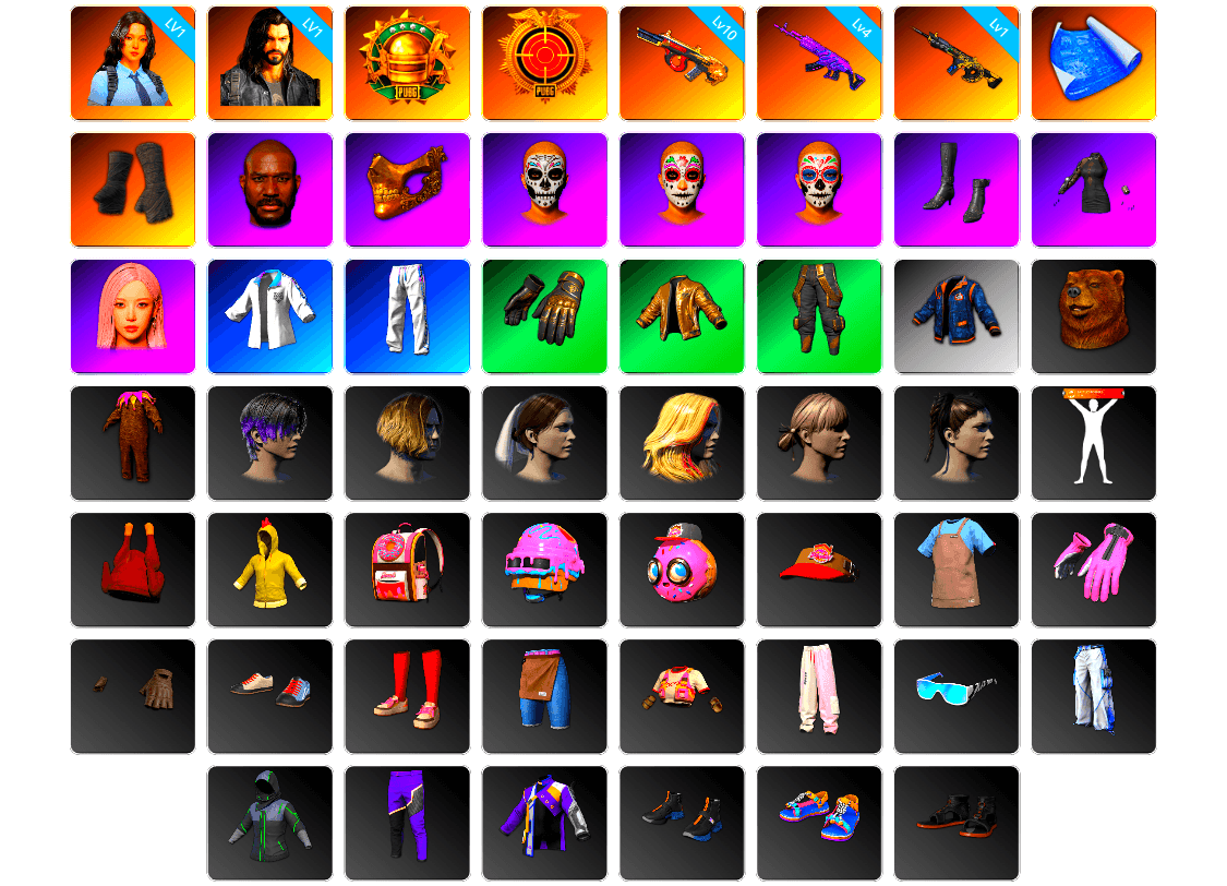 Duncan's Infiltrator Handwraps, Jonathan Kamau, PGC 2021 Contingent Chaos Mask, aespa Stage, Bunny Academy Sailor Gloves, XingHun's Tiger Strike Jacket, XingHun's Tiger Strike Pants, XingHun's Tiger Strike Snow Glasses, Pigff's Tactical Striker Jacket, MET Asia Series Bomber Jacket, GPT 2025 Four Angry Men Jacket, aespa GISELLE, Headset Bucket Hat, Grizz's Mask, GLL Grand Slam Sweatshirt, Sideshow Bear Feet