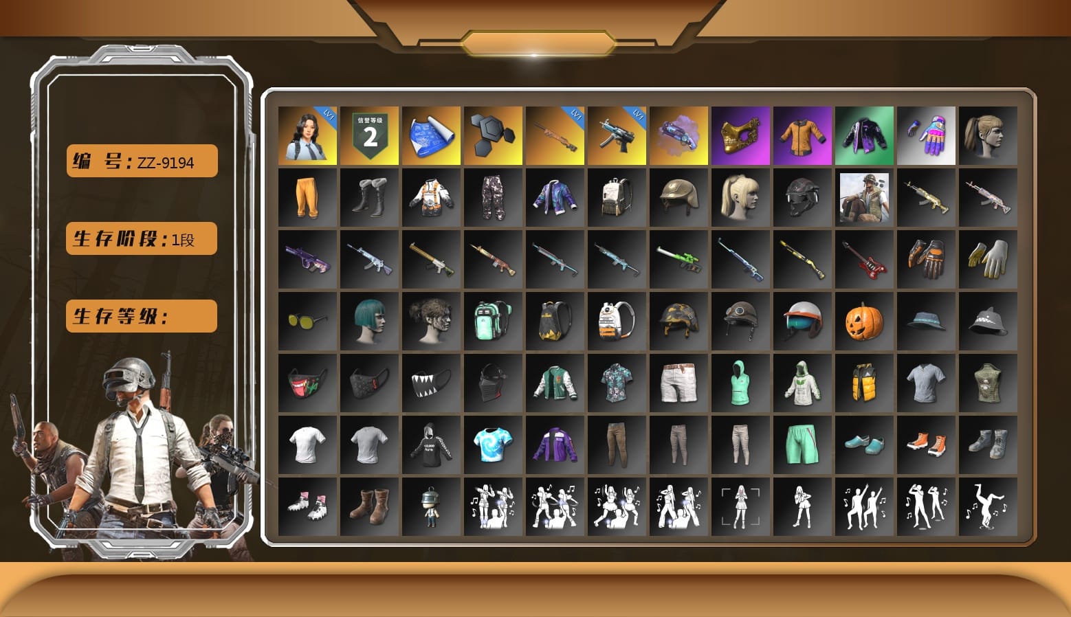 Purple Magical Mist — M79, PGC 2021 Contingent Chaos Mask, Work Jacket, Harley Quinn's Hair, Aixleft's Gaming Streamer Hoodie, Grizz's Mask