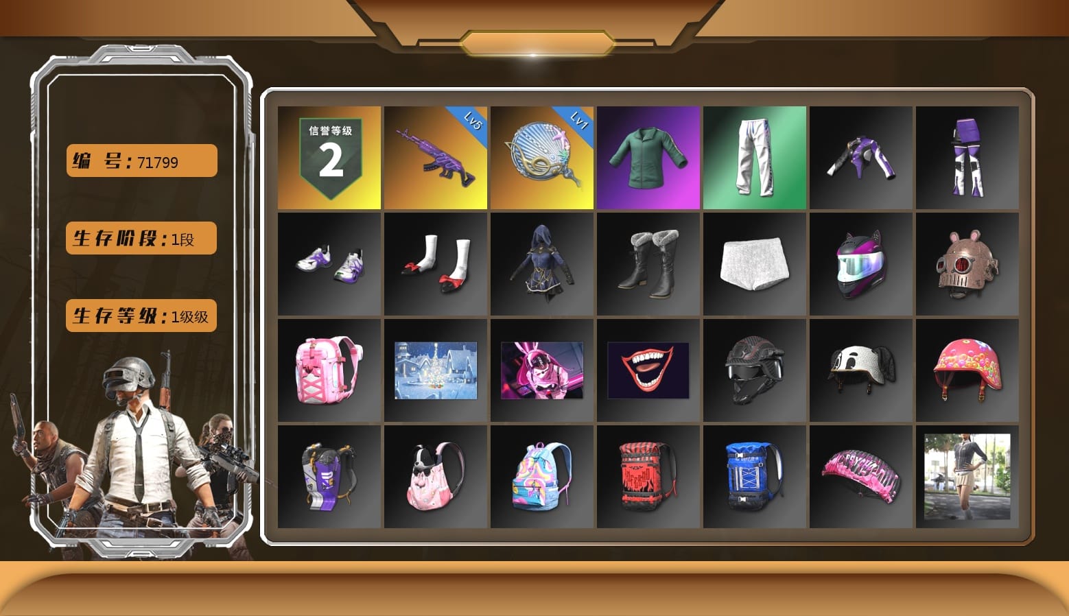 Bunny Academy Sailor Gloves, XingHun's Tiger Strike Pants, MET Asia Series Bomber Jacket