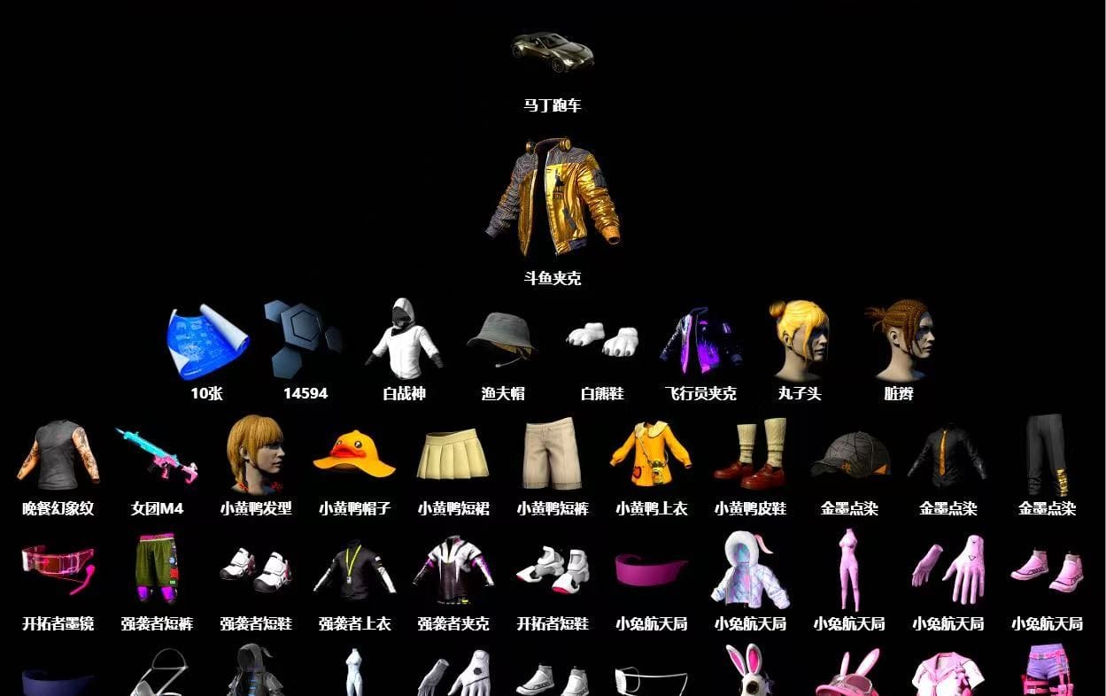 Douyu Biker Jacket, Headset Bucket Hat, WackyJacky101's Jacket, Bunny Academy Sailor Gloves