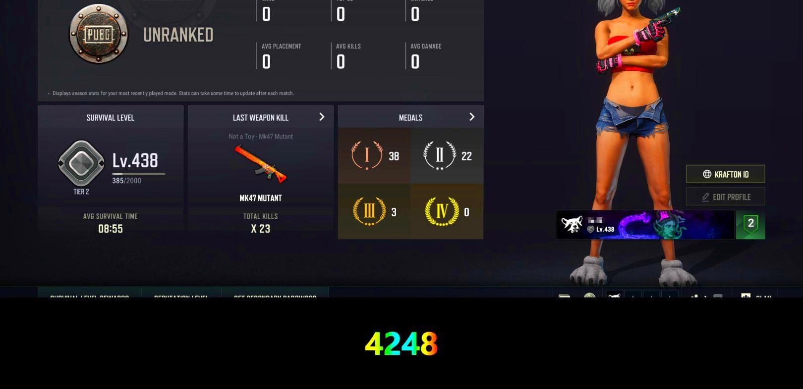 Hi-top Trainers (Red), Jonathan Kamau, PLAYERUNKNOWN's Bandana, Heavy Fur Coat (Black), WackyJacky101's Jacket, Polar Bear Feet, Rash Beixli Xtra Tough Jacket, Harley Quinn's Hair, Bunny Academy Sailor Gloves, Rash Beixli Xtra Tough Jacket, LINE FRIENDS SALLY SET, XiongDi Hoodie, StreamerOne, Full Autumn — M416, Diva Glasses (White), Grizz's Mask