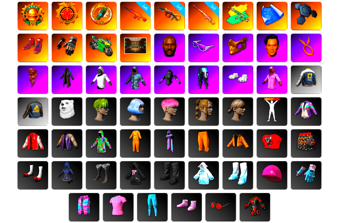 Rest in Pink — Dragunov [2], Hi-top Trainers (Red), Swagger's Gloves, «Panigale V4 S (Jaded)» Motorcycle, Secret Showroom, Jonathan Kamau, Snow Glasses, PGC 2021 Contingent Chaos Mask, PLAYERUNKNOWN's Bandana, Heavy Fur Coat (Black), WackyJacky101's Jacket, Polar Bear Feet, Rash Beixli Xtra Tough Jacket, Hairstyle PGI.S, Bunny Academy Sailor Gloves, Rash Beixli Xtra Tough Jacket, PJS 2019 Phase 2 Jacket, PCL 2019 Phase 2 Jacket, NH-Esports Jacket, StreamerOne, Full Autumn — M416, Gold Plate — M416, Shark Bite - Kar98k, Refined Aeolus — Vector, Diva Glasses (White), Grizz's Mask