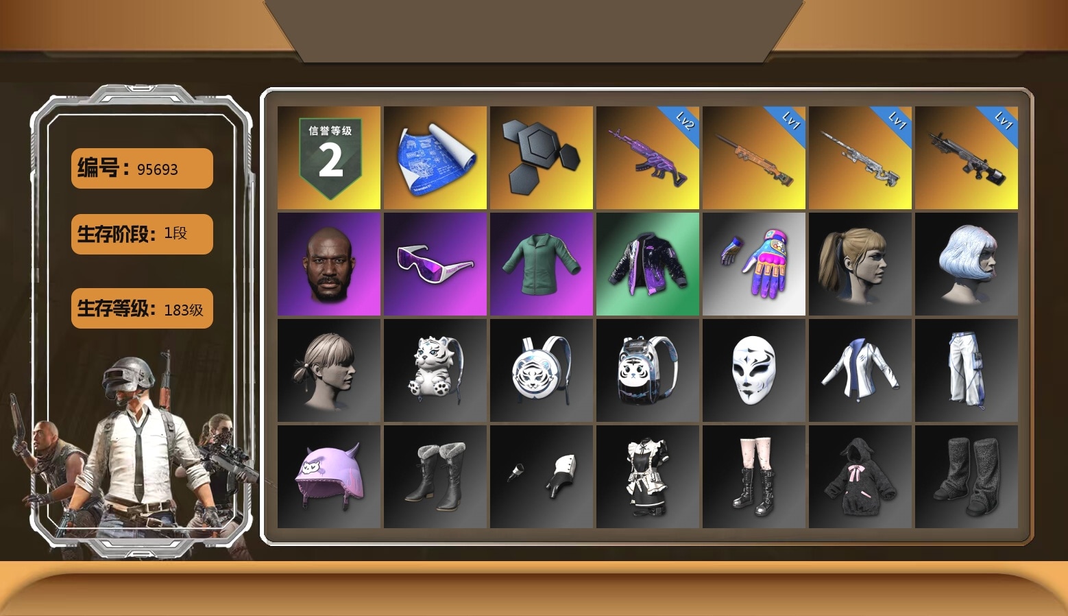 Jonathan Kamau, Snow Glasses, Harley Quinn's Hair, Aixleft's Gaming Streamer Hoodie, Jijing's Shorts, StreamerOne, Grizz's Mask