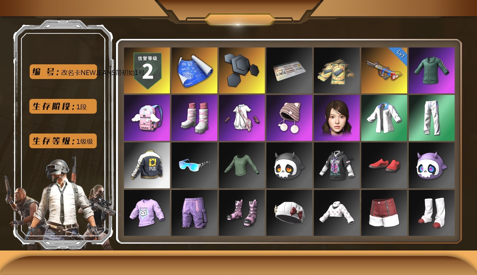 PUBG x NewJeans HYEIN, XingHun's Tiger Strike Jacket, XingHun's Tiger Strike Pants, PJS 2019 Phase 2 Jacket, XingHun's Tiger Strike Snow Glasses